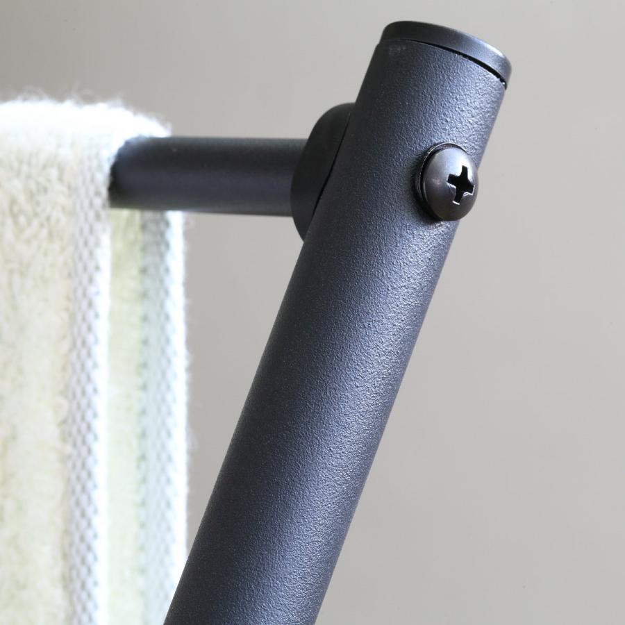 PORISH タオルスタンド ブラック ポーリッシュ タオル干し （ タオル