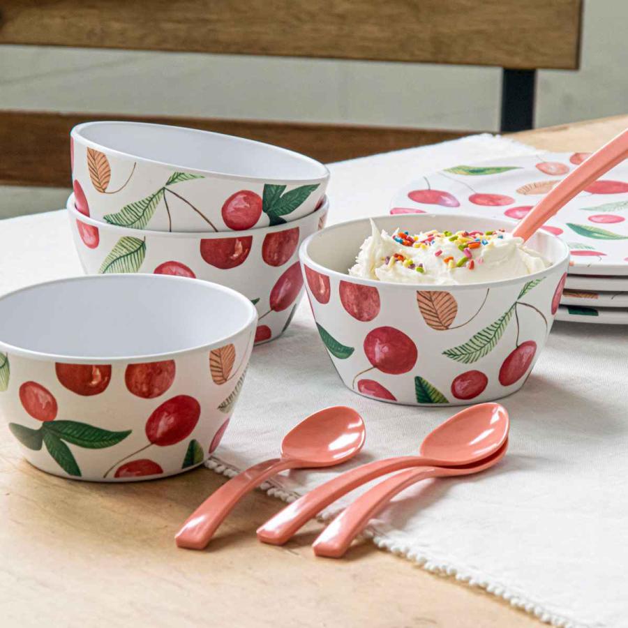 プレート 45cm ベリーズ&チェリーズ プラスチック メラミン （ 食洗機