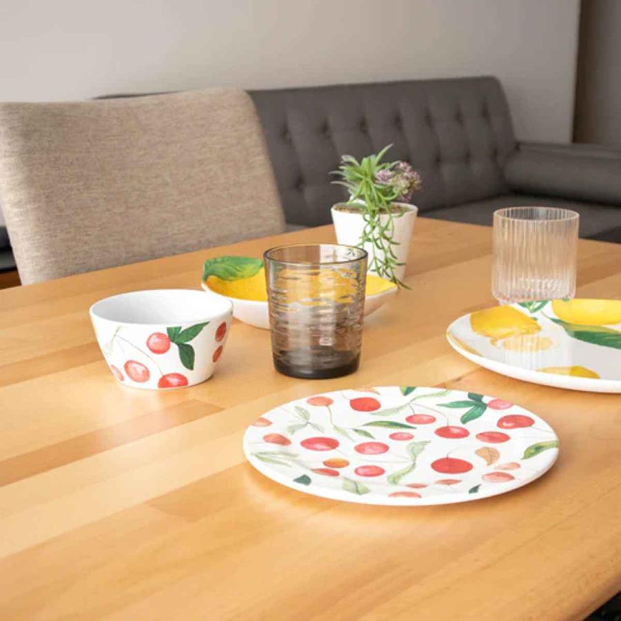 プレート 45cm ベリーズ&チェリーズ プラスチック メラミン （ 食洗機