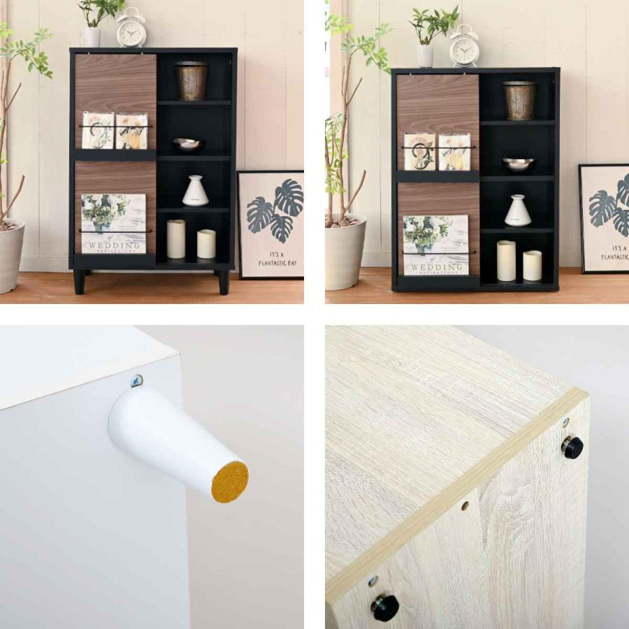 JK-PLAN ディスプレイラック スライド扉 組合せ家具 北欧風 JK-PLAN ディスプレイラック スライド扉 組合せ家具 北欧風