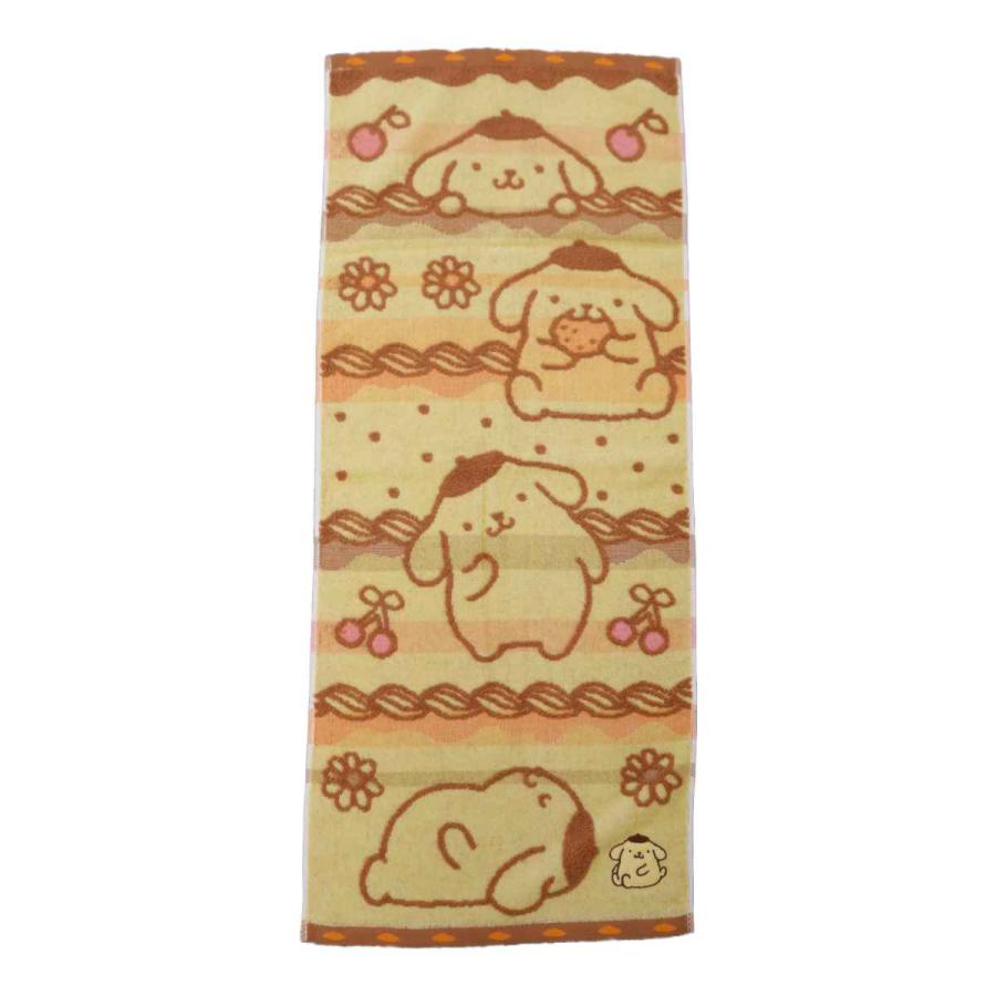 sanrio（サンリオ） フェイスタオル ポムポムプリン パフェ 34×80cm