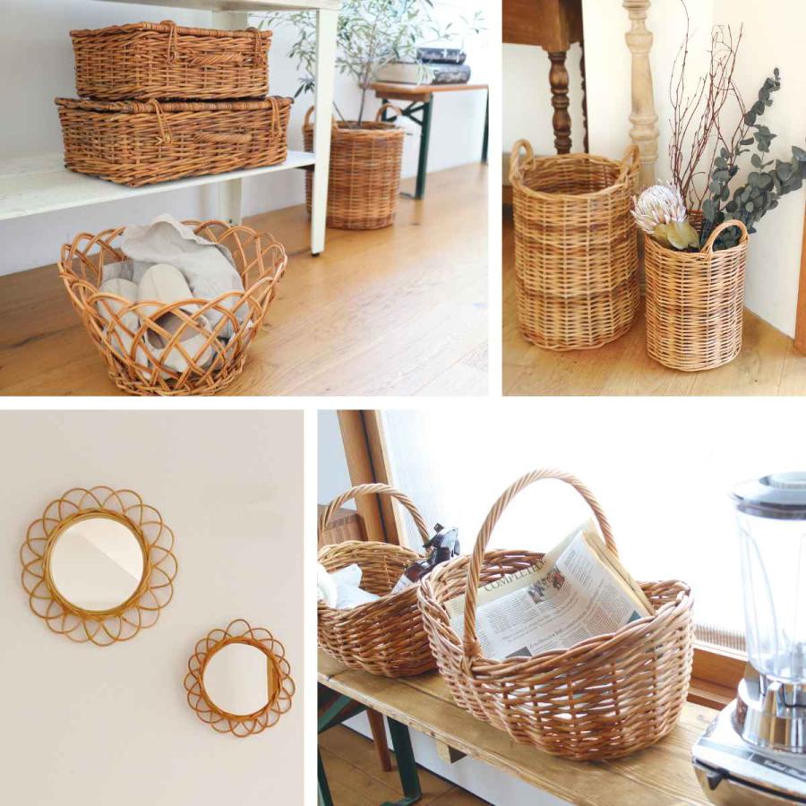 Creer トレー 40cm L THE AROROG アラログ ラタン （ トレイ お盆 小物