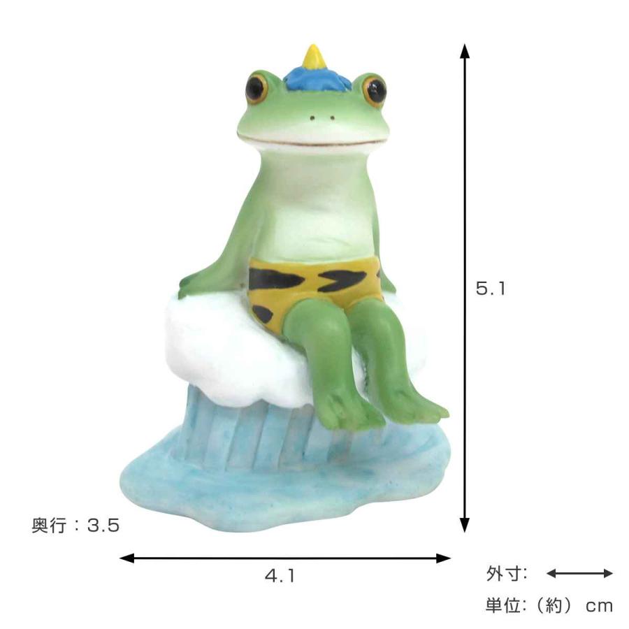 コポー 雨雲に乗った雷様 カエル 置物 ( Copeau 置き物 コポー 雨雲に乗った雷様 カエル 置物 ( Copeau 置き物