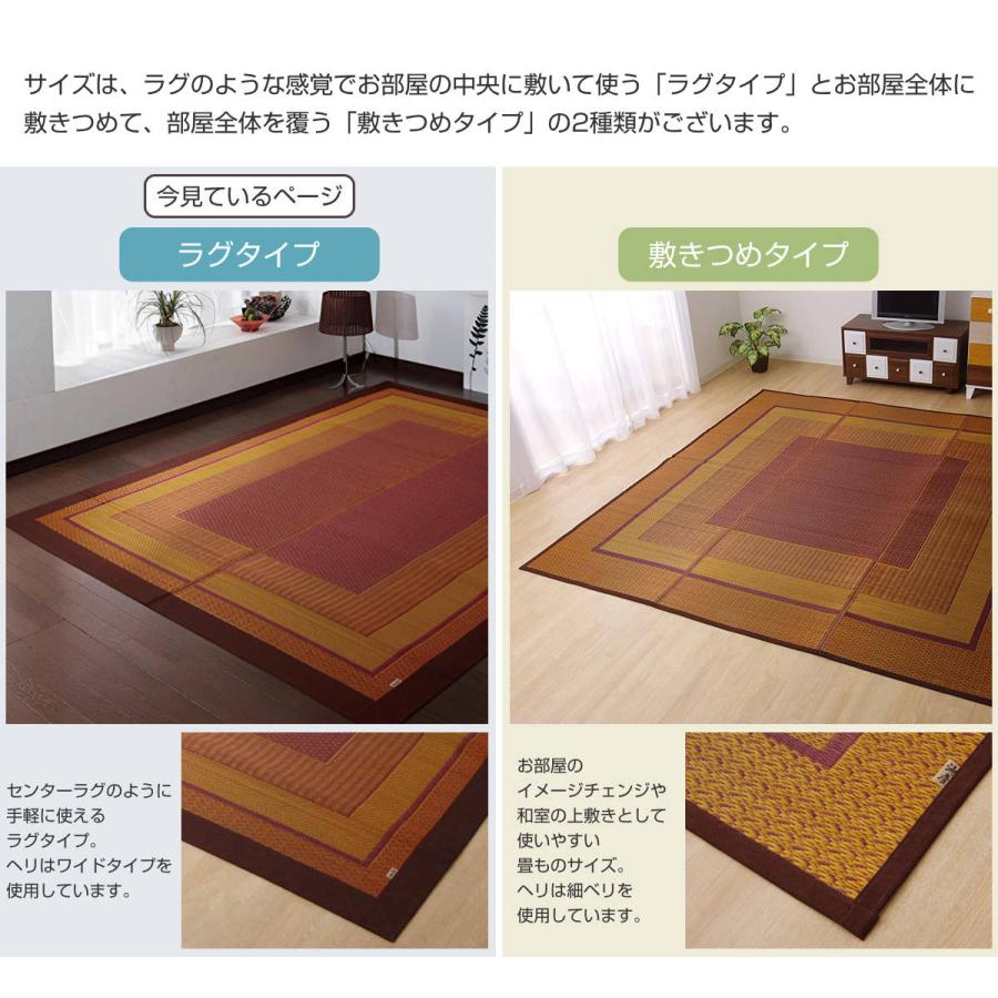イケヒコ い草上敷き 純国産 い草ラグカーペット DXランクス総色 イケヒコ い草上敷き 純国産 い草ラグカーペット DXランクス総色