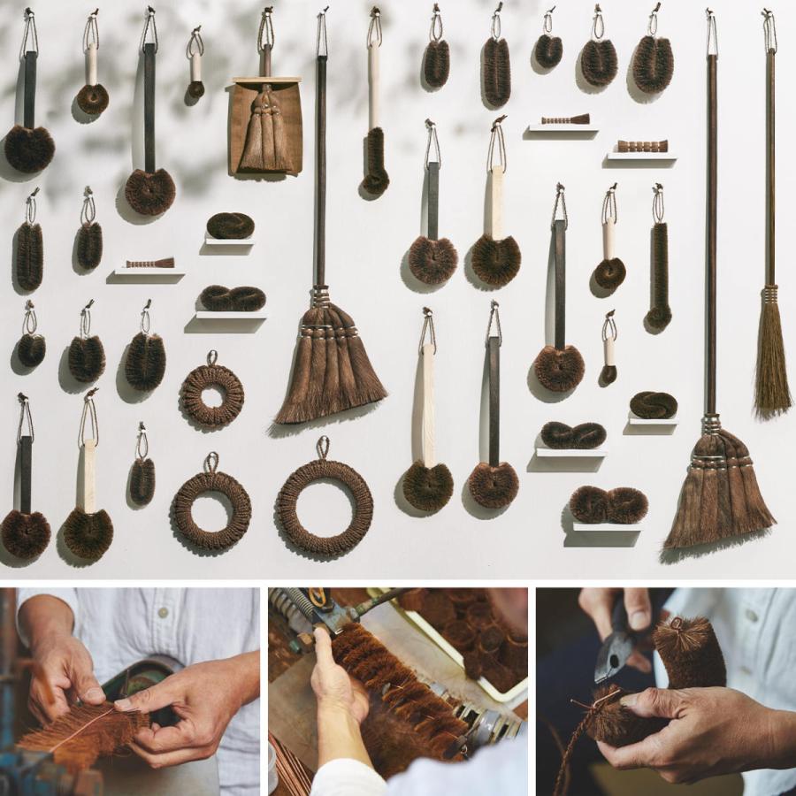 高田耕造商店 たわし しゅろのやさしいたわし 中 （ 日本製 シュロ