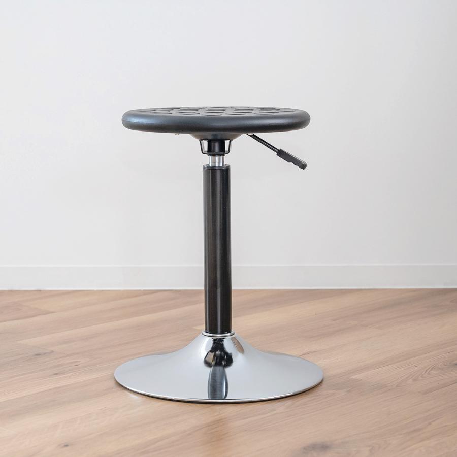 ルネセイコウ スツール 丸 昇降 回転 座面高43〜61.8cm （ 椅子 チェア