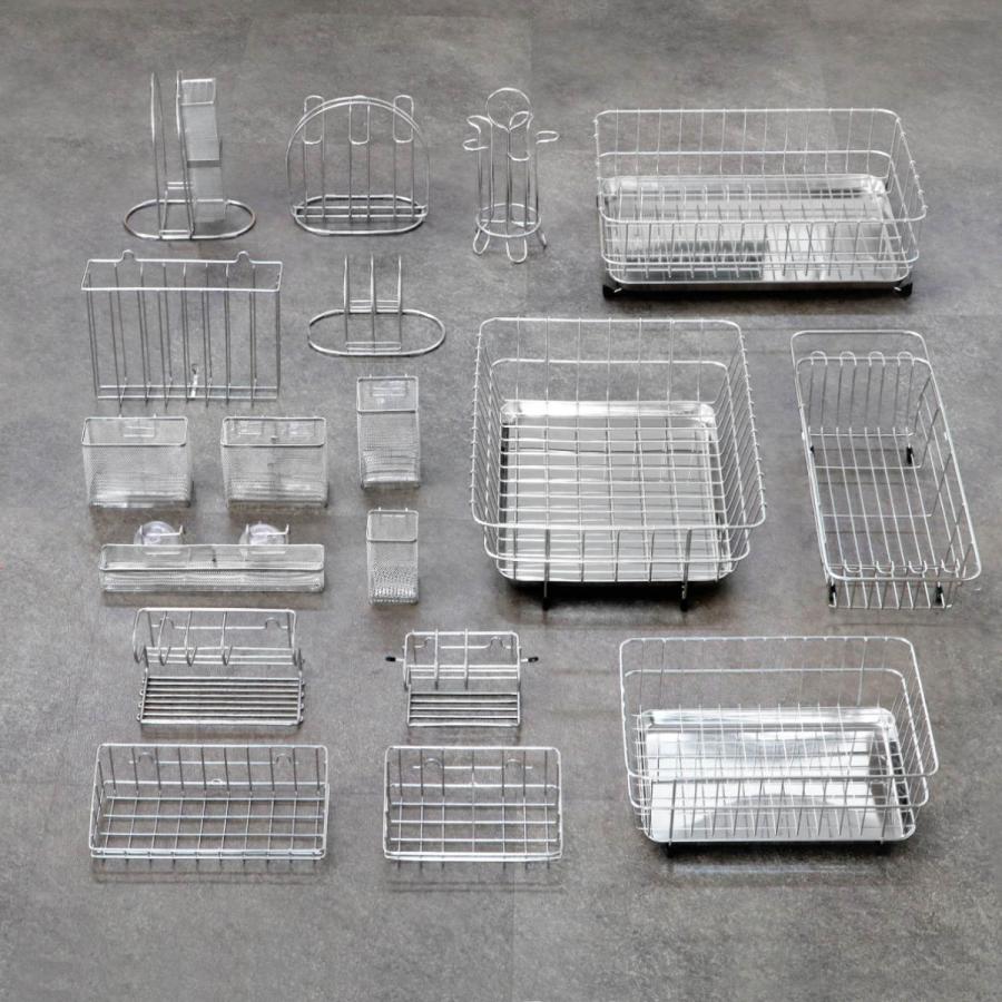 切子スタンド 工房アイザワ ながしこもの グラススタンド 6連 （ aizawa 水切り