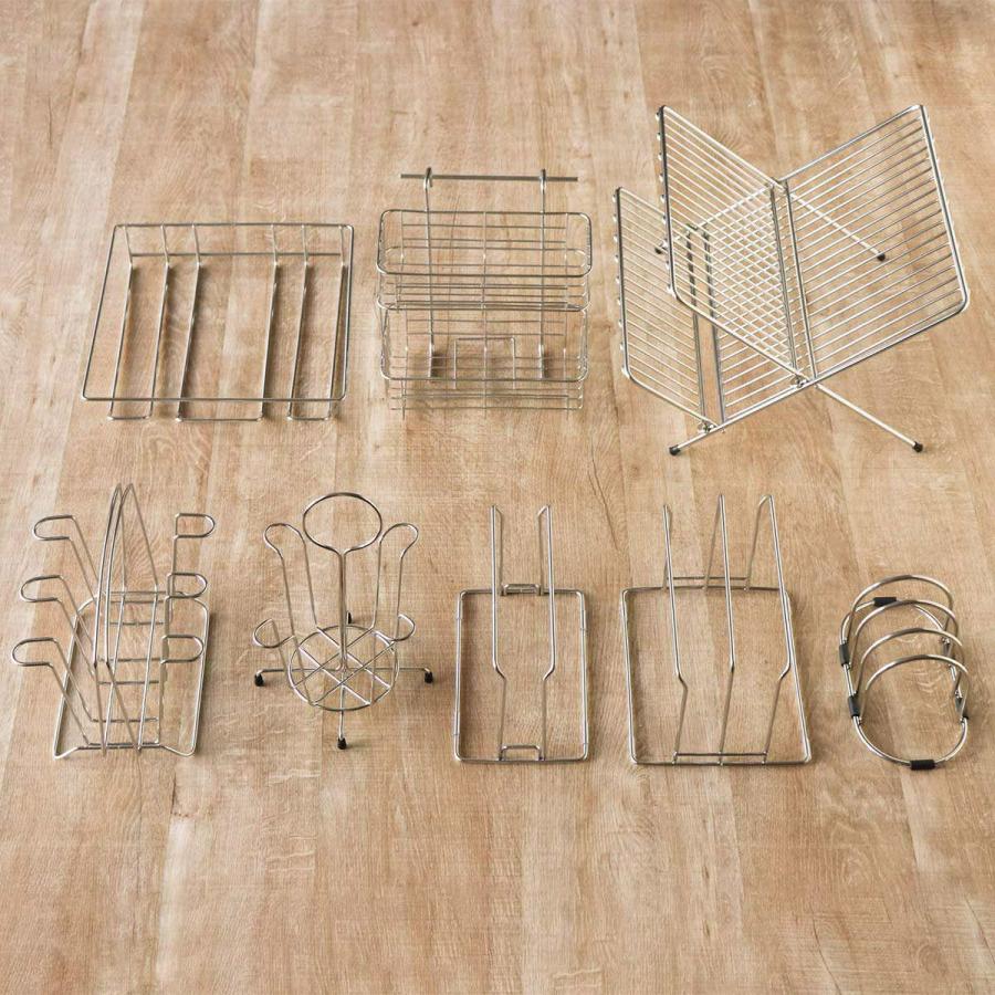 工房アイザワ ながしこもの まな板スタンド まな板3枚立て （ aizawa