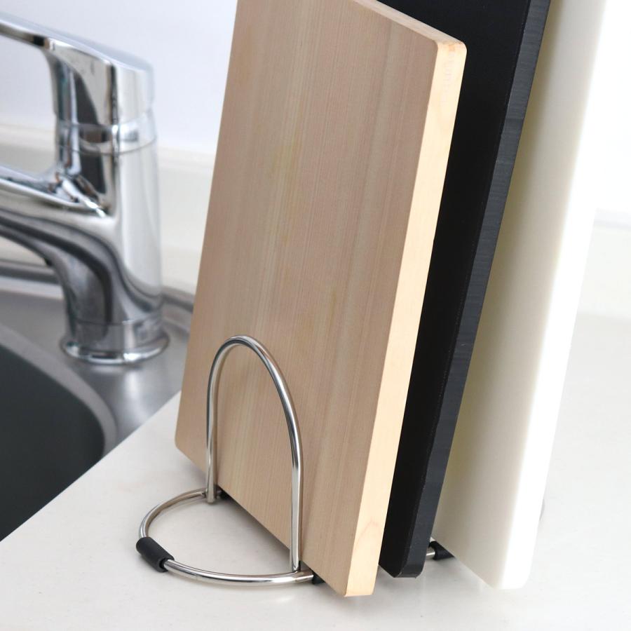 工房アイザワ ながしこもの まな板スタンド まな板3枚立て （ aizawa