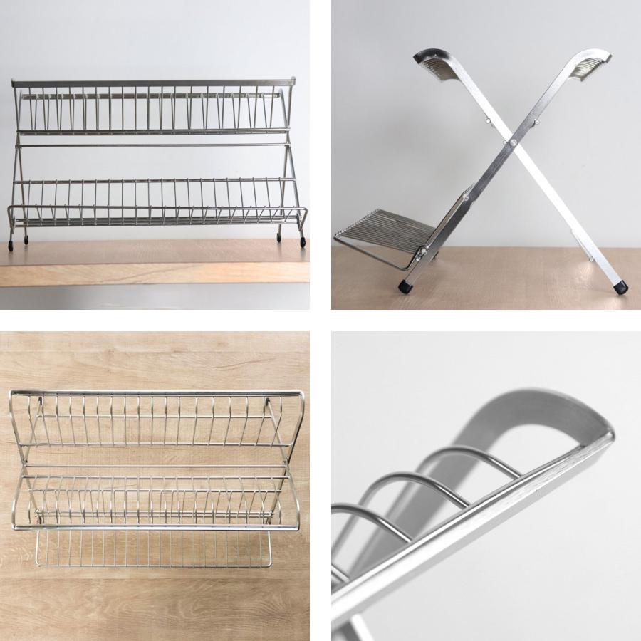 工房アイザワ ながしこもの 水切りラック ディッシュスタンド