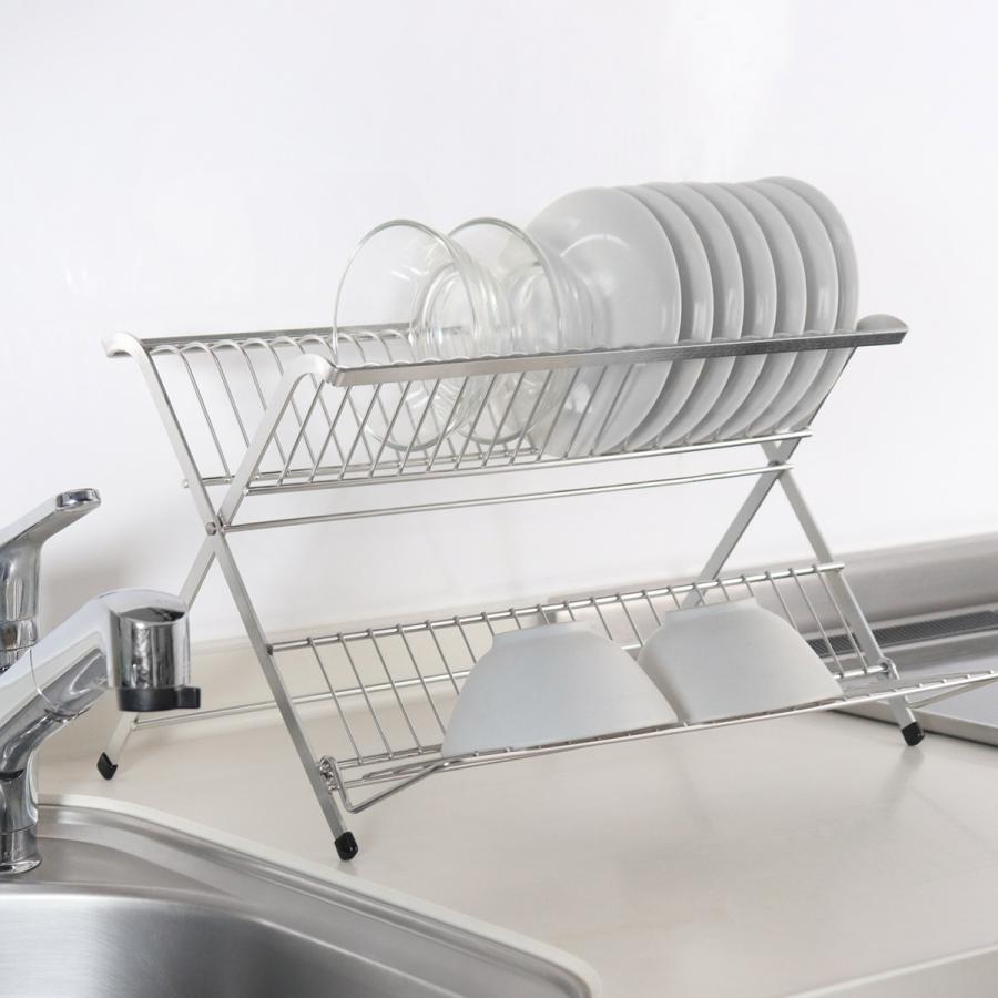 工房アイザワ ながしこもの 水切りラック ディッシュスタンド