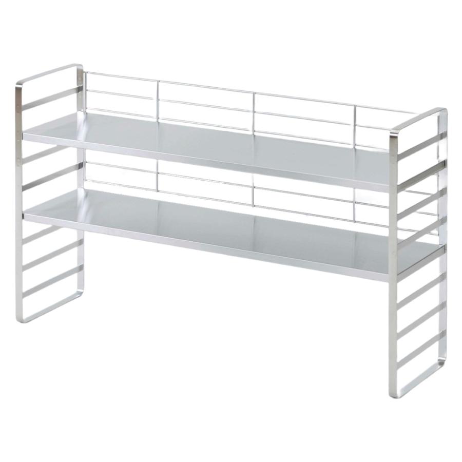 下村企販 キッチンラック オールステンレス頑丈出窓ラック 幅75cm