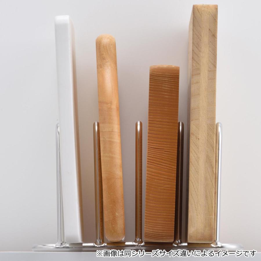 下村企販 まな板スタンド オールステンレス 頑丈まな板立て 3枚用