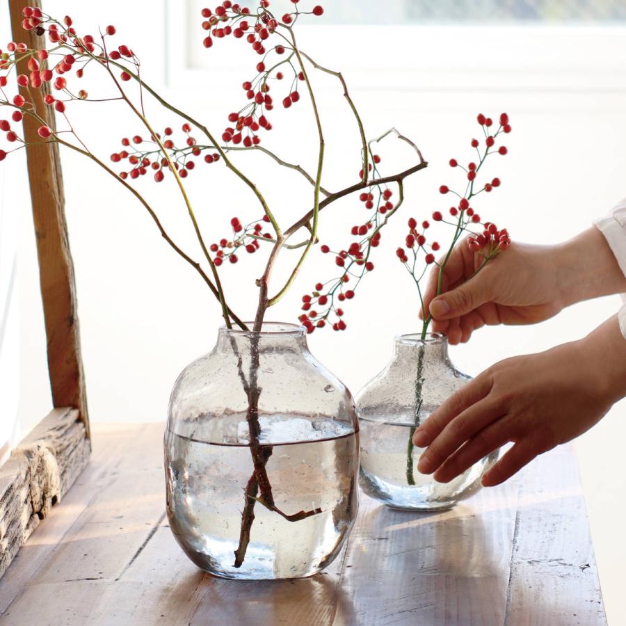 花瓶 バブルベース Ｓ シナリー 一輪挿し （ 花ビン 花びん 花器 ベース フラワーベース ガラスベース フラワー 花 飾る ）｜livingut｜08