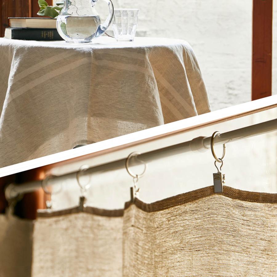 マルチカバー リューココリーネ 150×260cm コットンリネン 巾着バック