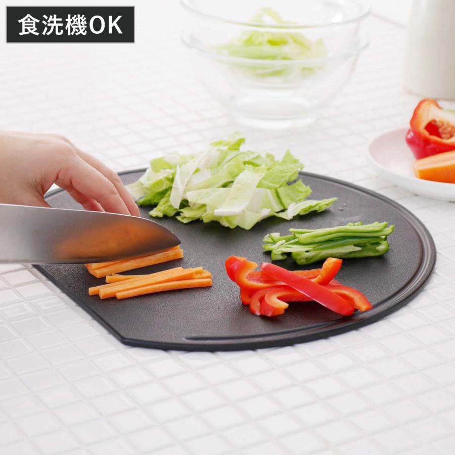 まな板 半円型 SUMINO 抗菌 エラストマー 食洗機対応 日本製