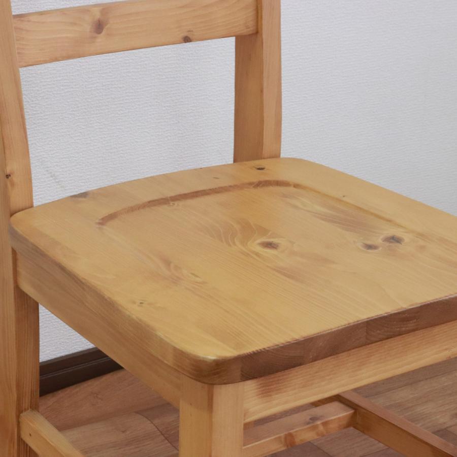 ダイニングチェア 2脚セット 天然木 カントリー調 座面高43cm ダイニングチェア 2脚セット 天然木 カントリー調 座面高43cm