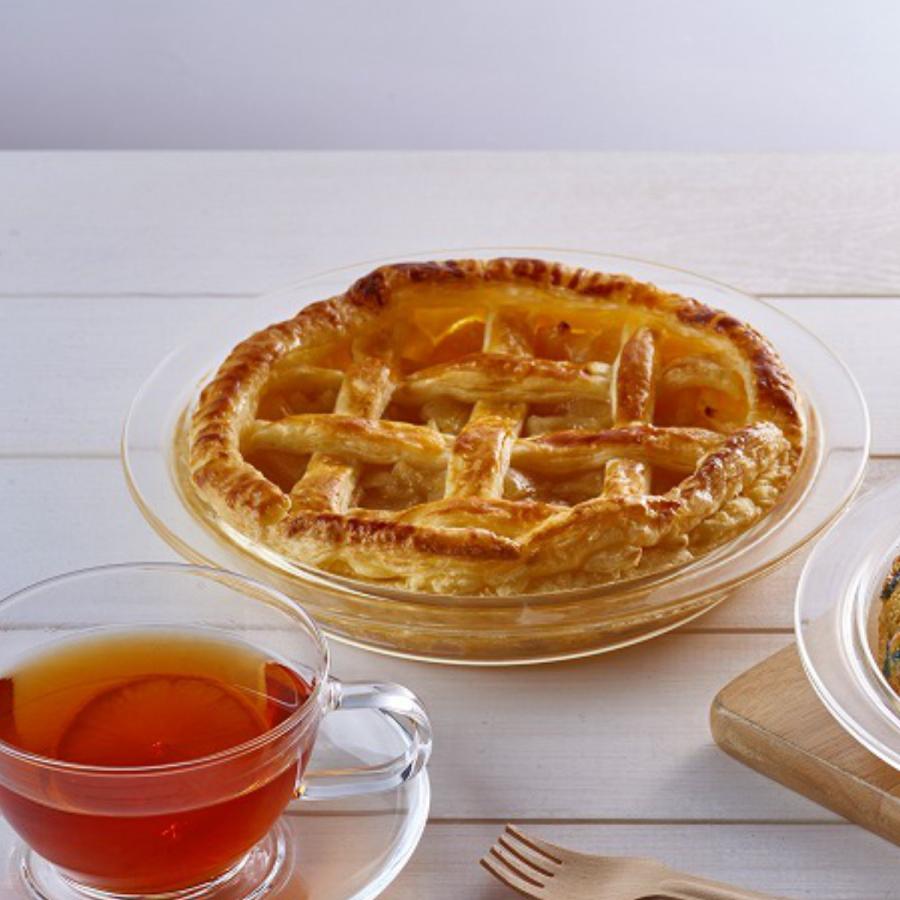 REVOL（レヴォル） フランス製 タルト皿／パイ皿 HARIO（ハリオ） パイ皿 20cm 耐熱ガラス 2枚入り （ HARIO 食洗機対応