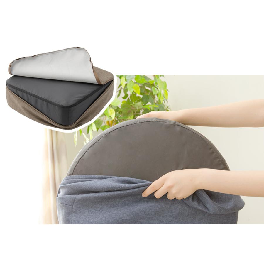 セルタン カバーが洗えるクッション ダリアン生地 スクエア 低反発