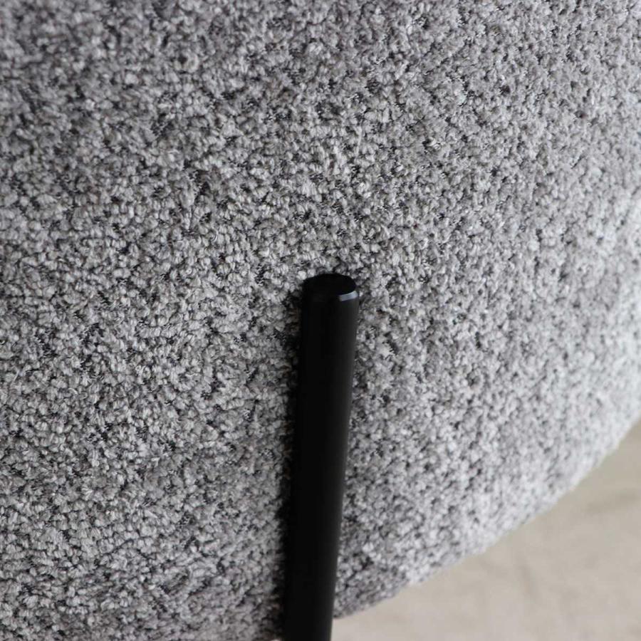 ダイニングチェア クッション 肘付き 疲れにくい 背もたれ 座面高43cm （ ファブリック チェア 椅子 リビング ダイニング 1人掛け ） 