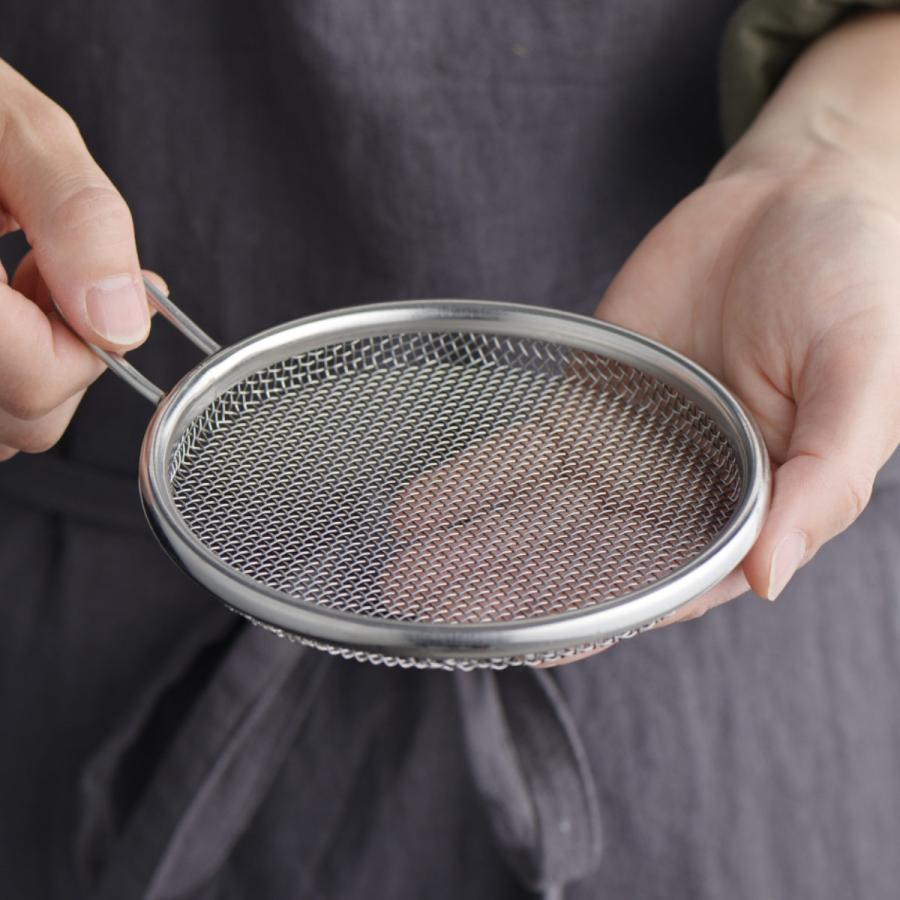 ステンレス製ストレーナー4個セット ヨシカワ 手付きストレーナー 13cm 浅型 and ステンレス製 日本製 食洗