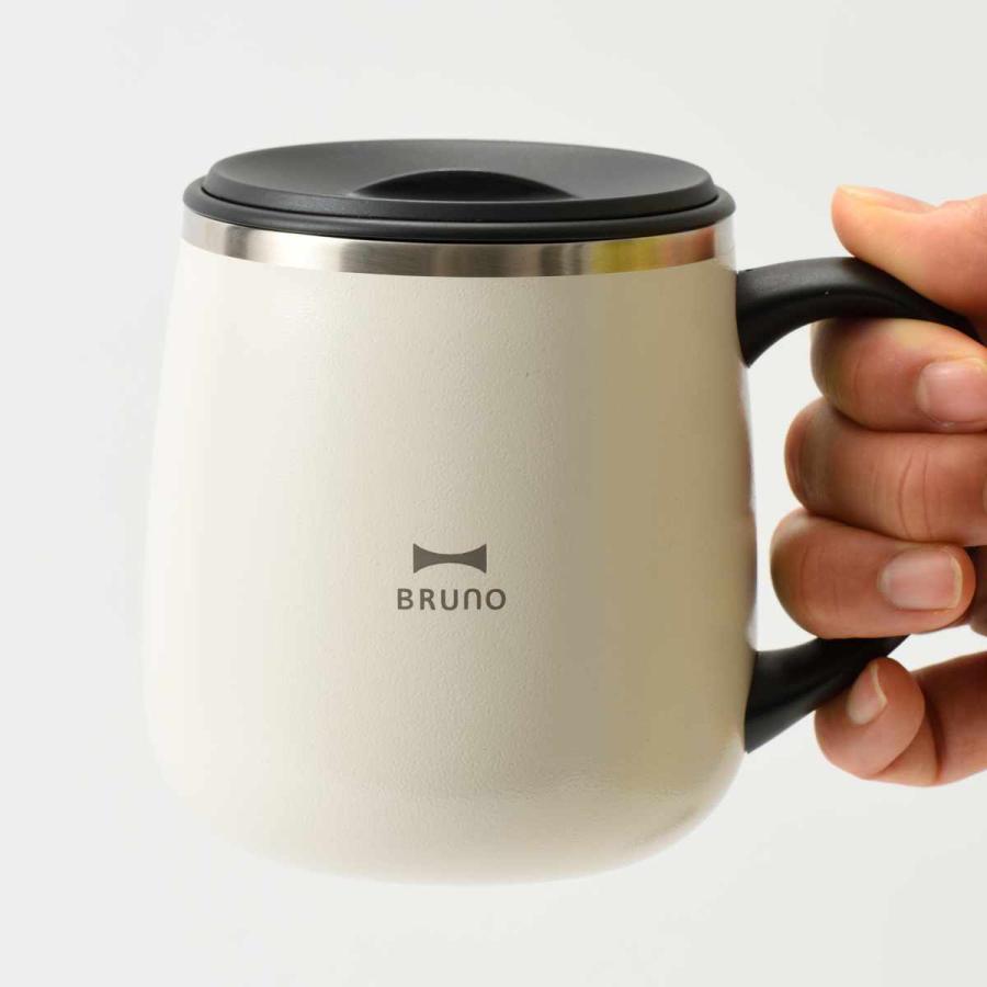 BRUNO マグカップ 320ml 蓋つきステンレスマグ short （ ブルーノ ステンレスマグ ステンレス製 保温 保冷 カップ コップ マグ ）｜livingut｜17