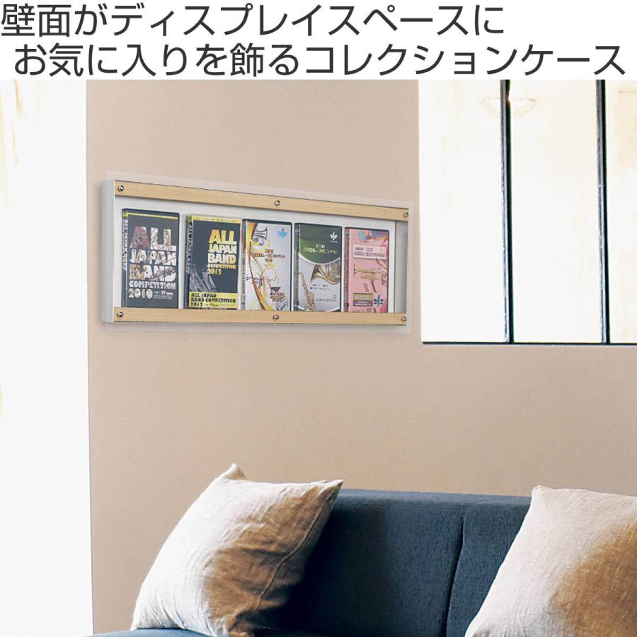 コレクションケース 88.3×28.3cm 壁掛け アクリルカバー パンフレット