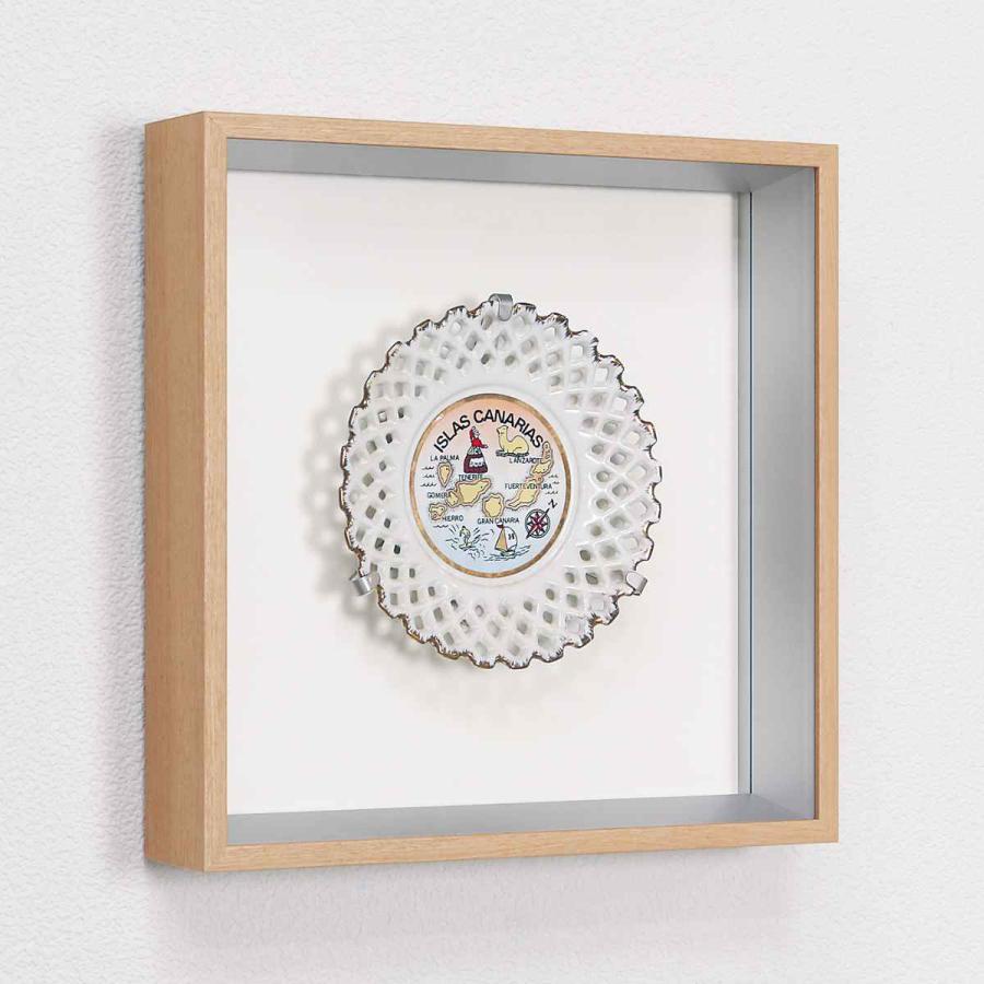 コレクションケース 30×30cm 壁掛け プレート お皿 収納 L409