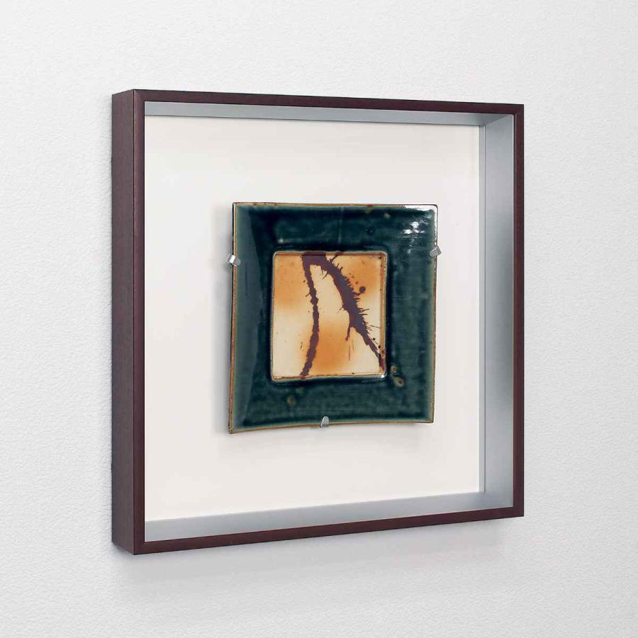 コレクションケース 40×40cm 壁掛け プレート お皿 収納 L409