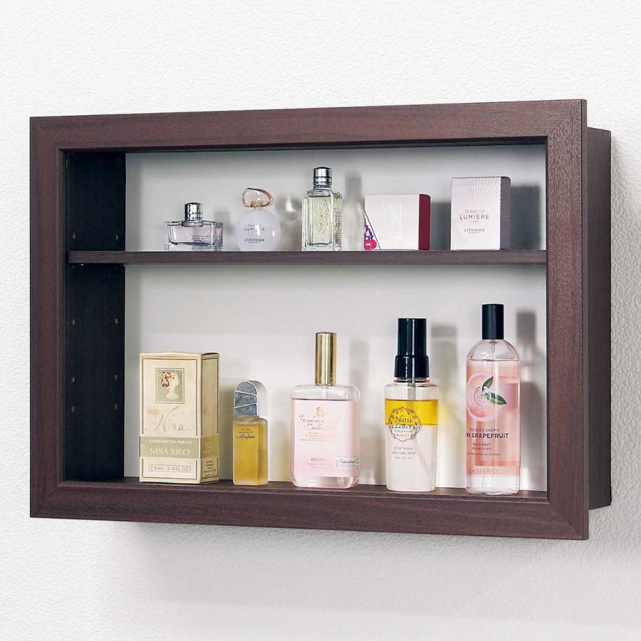 新品未使用　趣味の収納ケース アクリル扉付き コレクションケース 48×33cm カバー扉付き メイク道具 L405 （ ケース