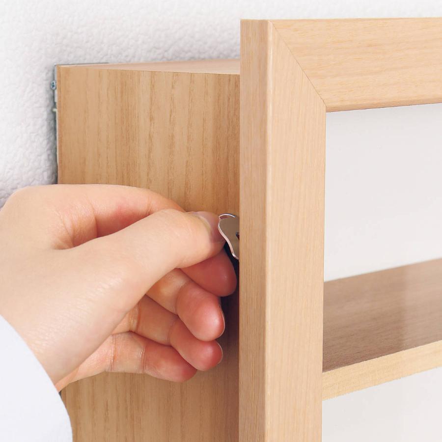 コレクションケース 63×48cm カバー扉付き メイク道具 L405 （ ケース