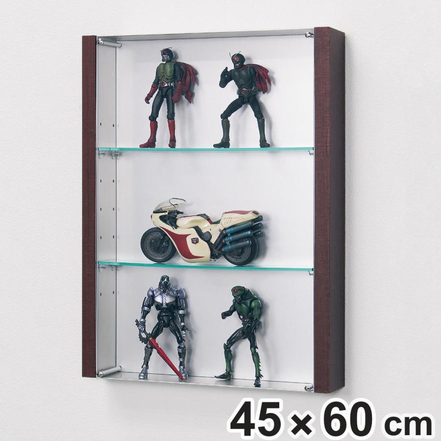 フィギュアケース  コレクションケース 収納ケース アクリルケース コレクションケース 45×60cm 置き掛け両用 4段 フィギュア L4011