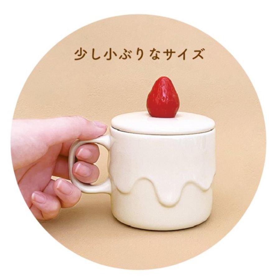 DECOLE（デコレ） マグカップ 250ml キャンドルケーキマグ 陶器