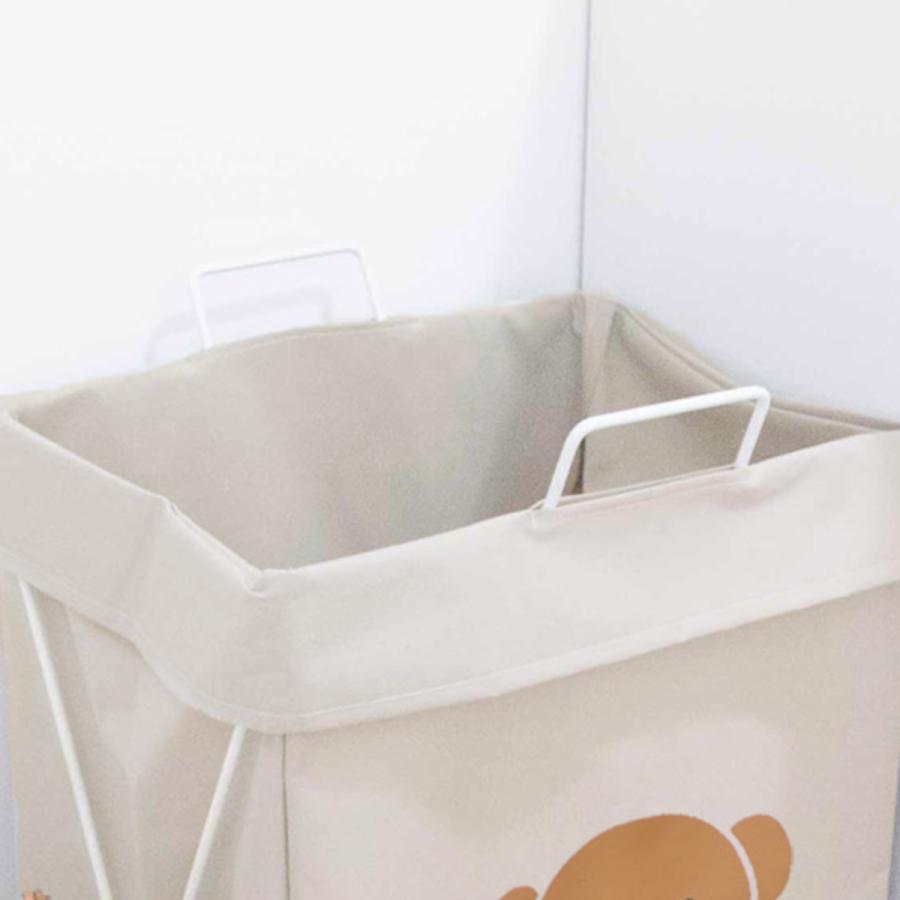 オカトー ランドリーバスケット miffy boris 折り畳み式 横置き