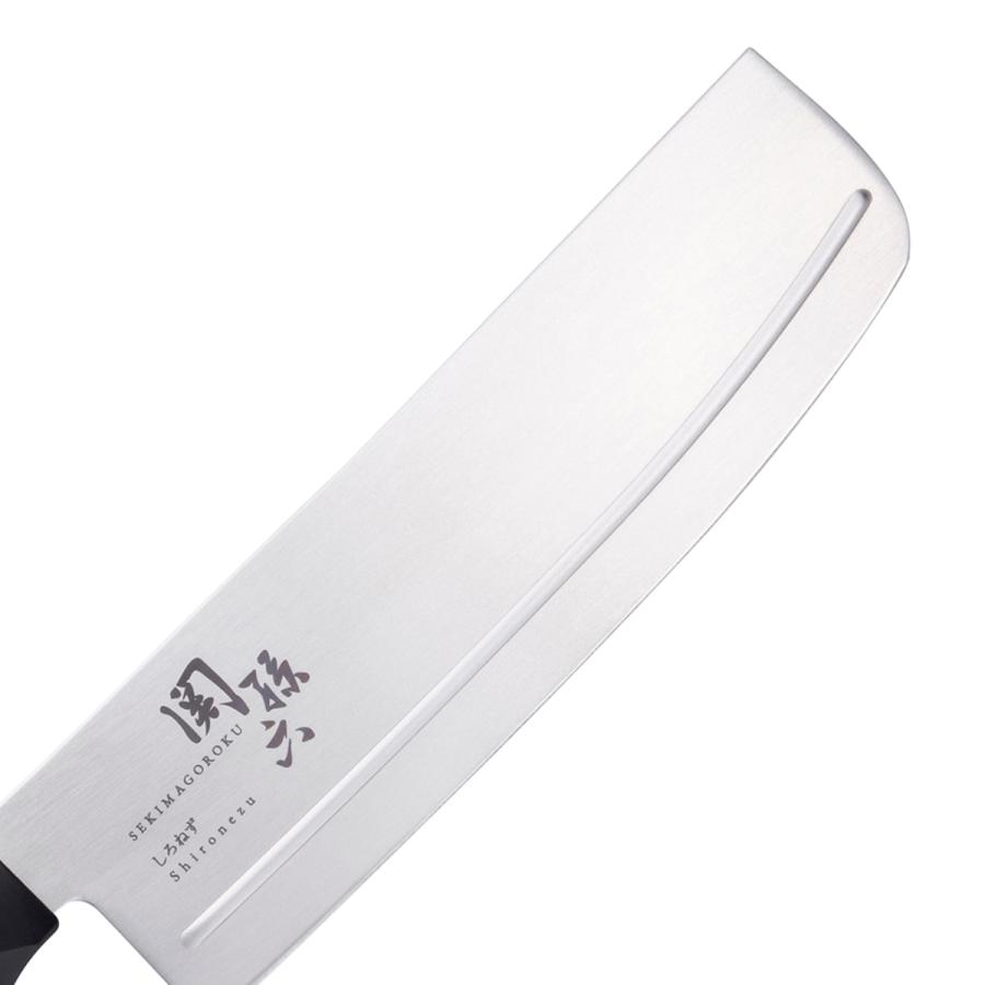 関孫六 菜切り包丁 15cm しろねず 日本製 貝印 （ 包丁 菜切 野菜包丁