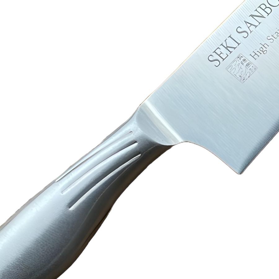 三徳包丁 16.5cm オールステンレス オールメタル三徳 日本製 （ 包丁