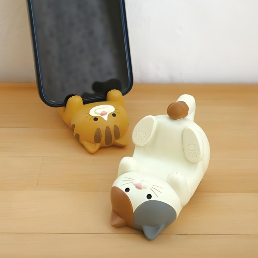 猫のスマホスタンド 楽天市場】スマホスタンド 猫 通販 うたたねスマホスタンド スマホ置き