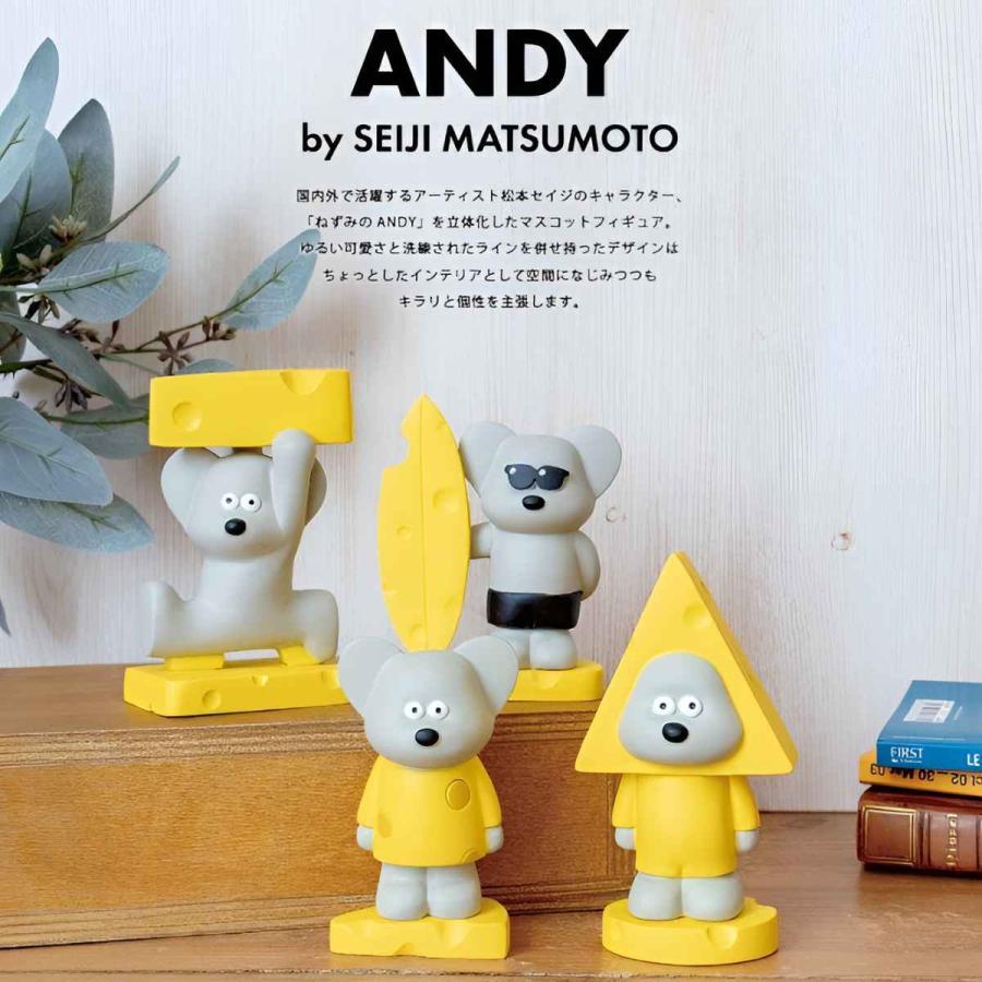 マスコット ANDY チーズ服 チーズを被る ねずみのANDY 松本セイジ