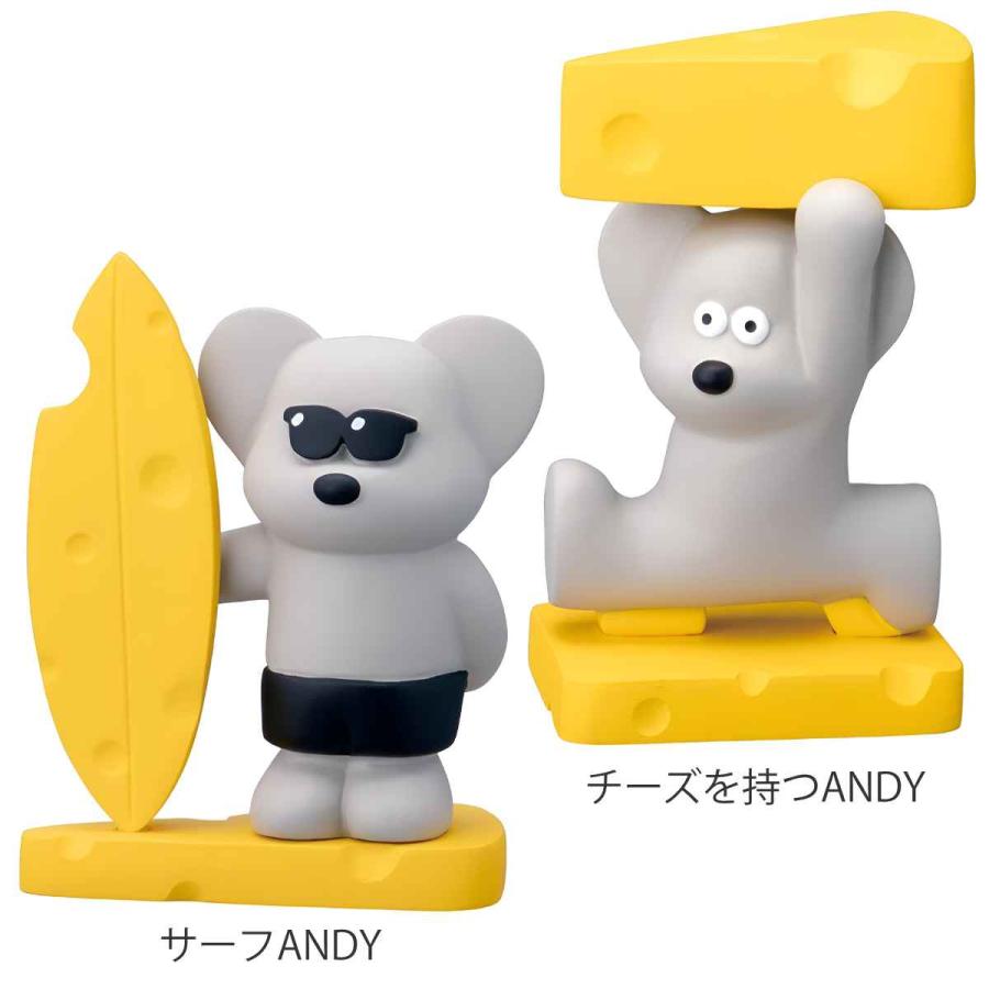 マスコット ANDY サーフ チーズを持つ ねずみのANDY 松本セイジ