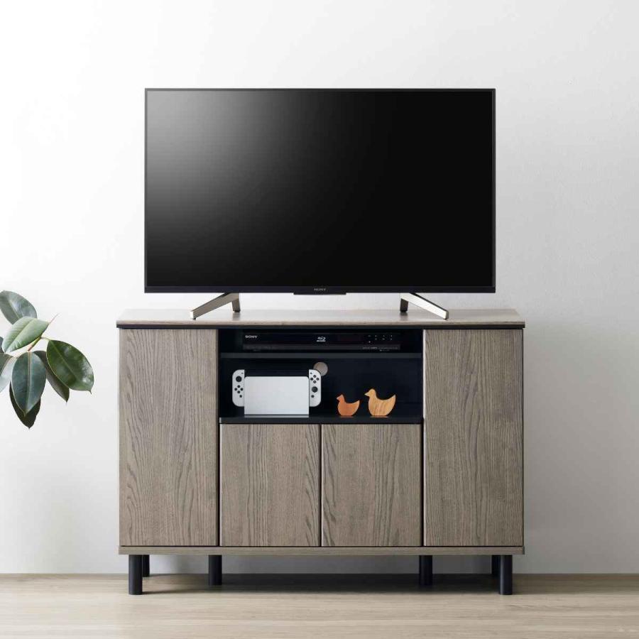 サイズデザインオーダー可！2扉TV台ワイドキャビネットシャビー