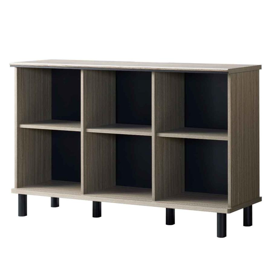 朝日木材加工 リビングシェルフ ラック モダンデザイン クロフール 幅