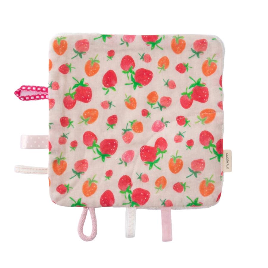 COCO WALK おもちゃ ベビー にぎにぎ ハンカチ くだもの 日本製 知育