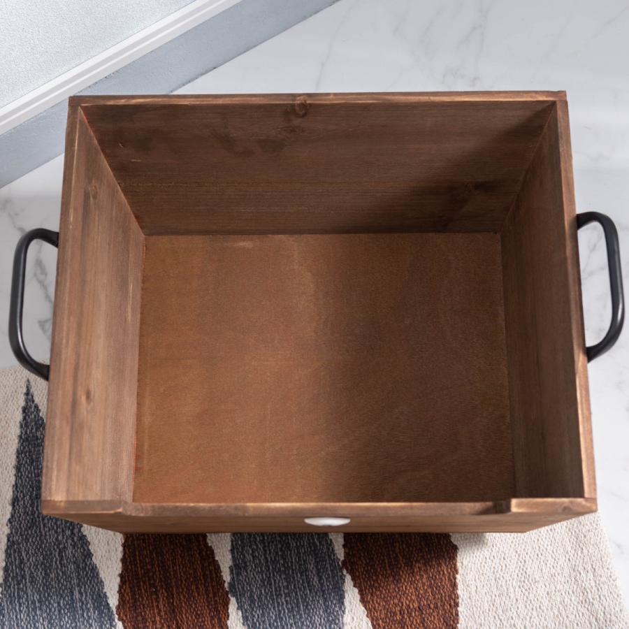 東谷 収納ボックス キャリーボックス キャスター付き 木製 （ 木製