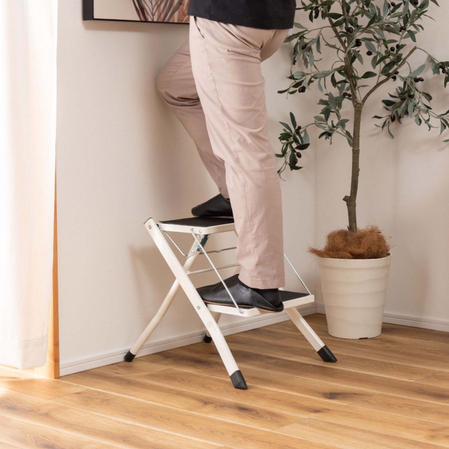 東谷 踏み台 ステップ台 2段 折りたたみ （ 脚立 ステップ スツール