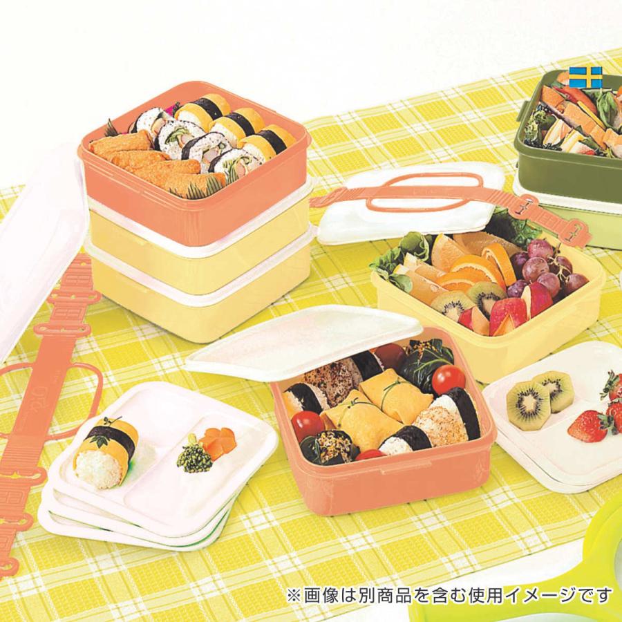 サンコープラスチック お重 3段 リオパック N3段 4800ml 取り皿付き