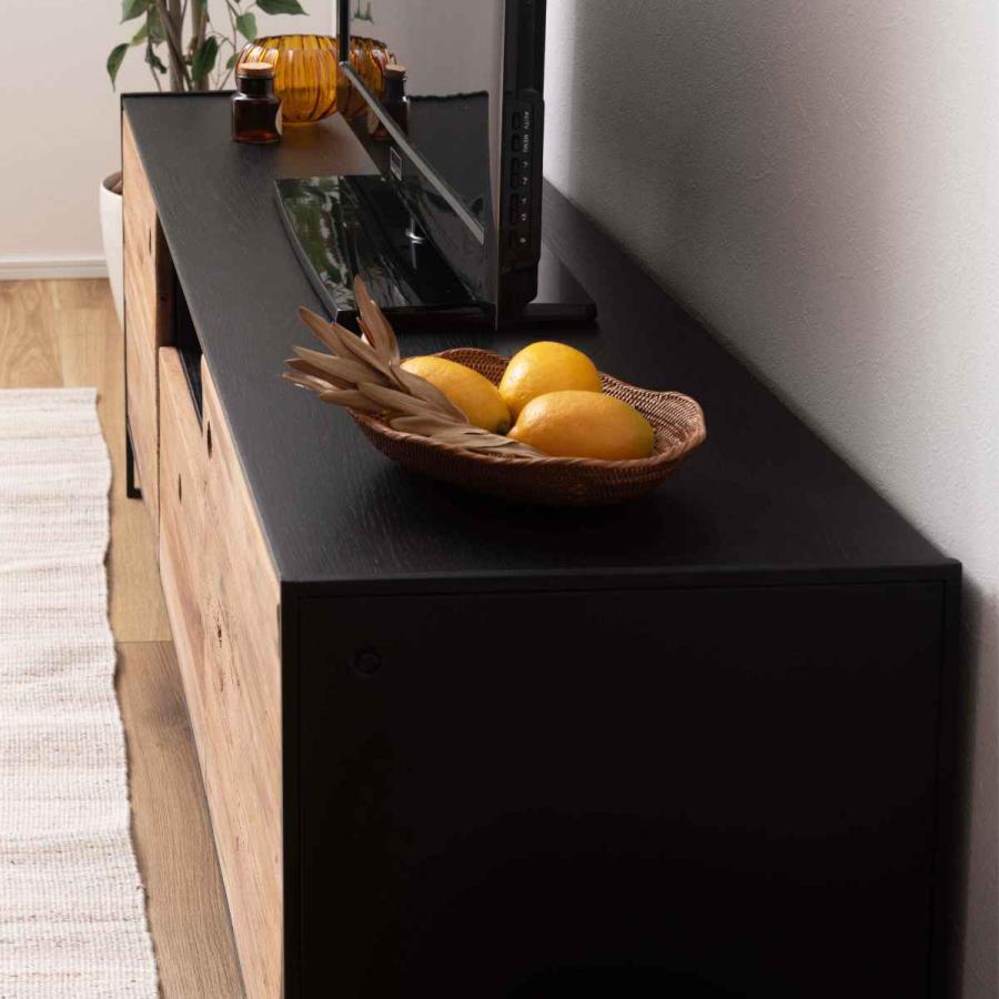 東谷 ローボード テレビ台 ヴィンテージ調 パイン古材前板 幅