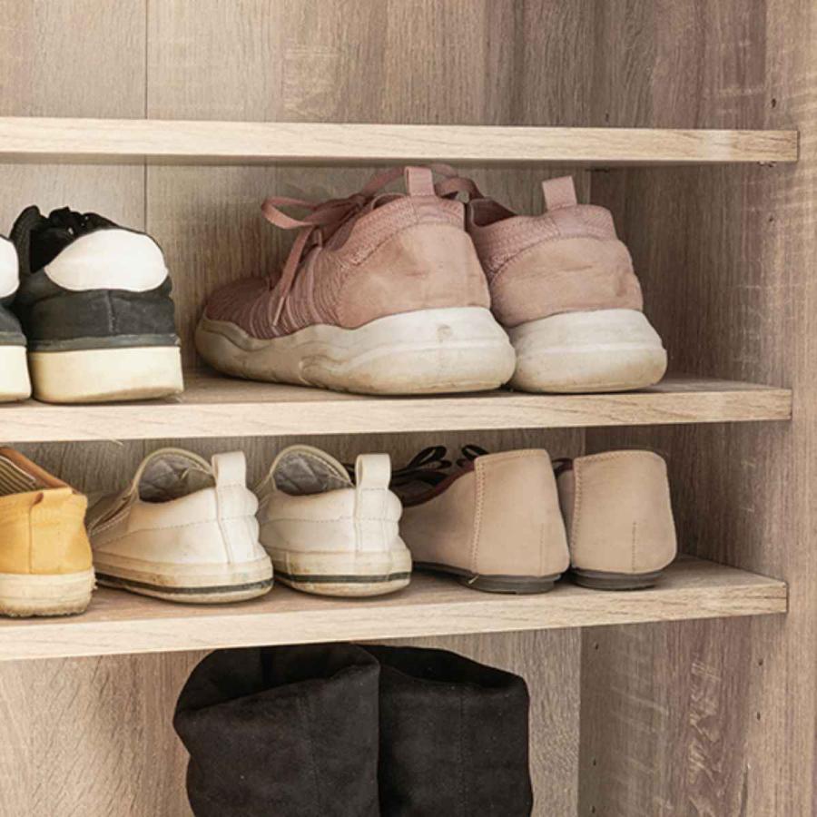 hi89様】大容量 木製 靴箱 シューズボックス レトロ