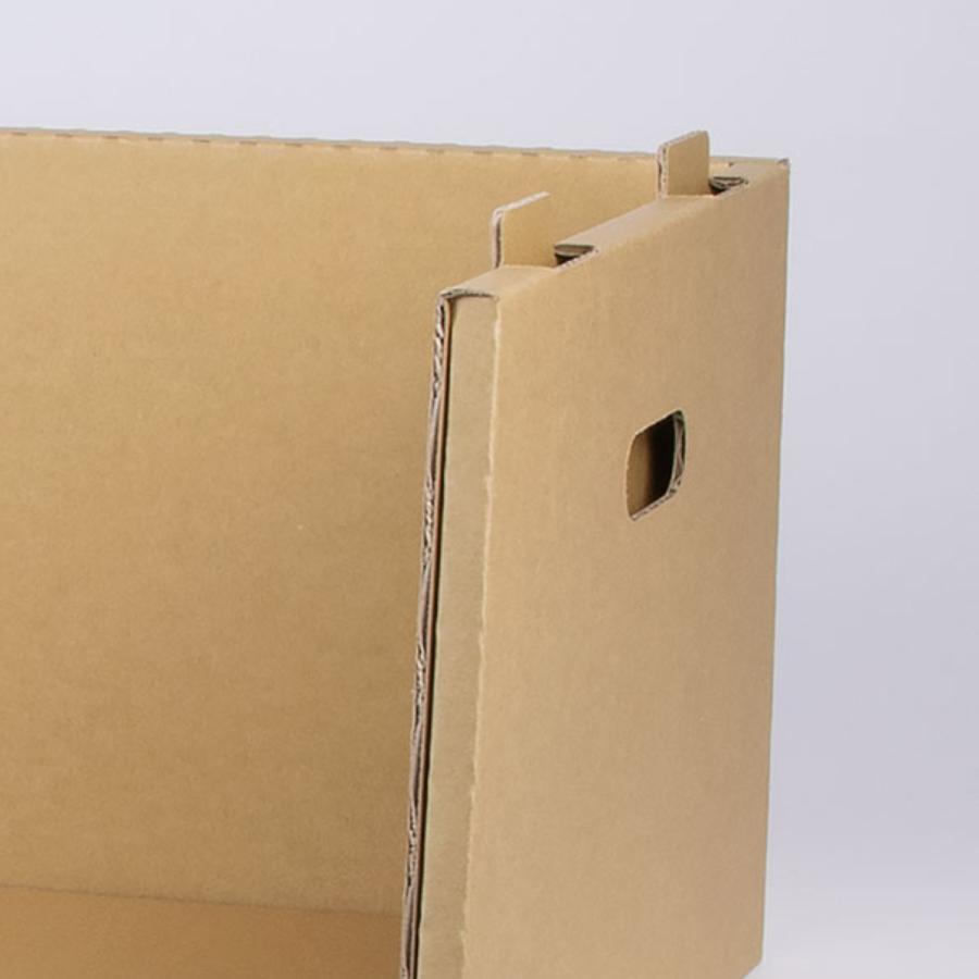 収納ボックス スタッキングコンテナW 4個セット ダンボール製 収納ボックス スタッキングコンテナW 4個セット ダンボール製