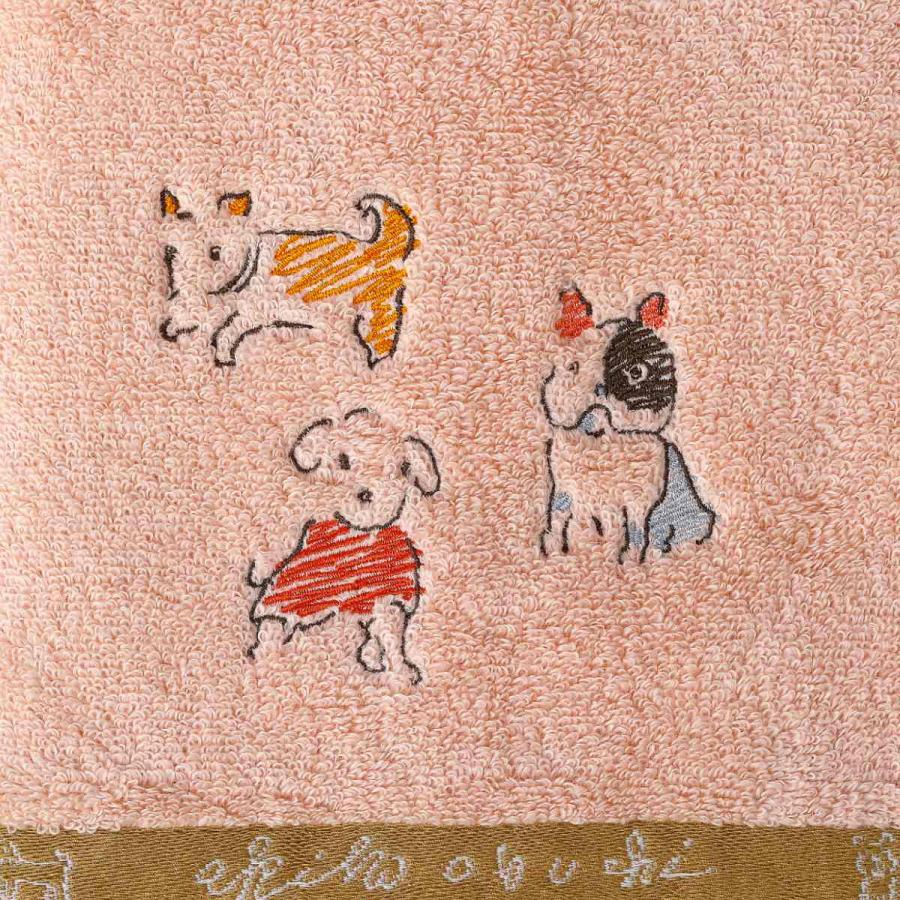 バスタオル 60×120cm 日本製 Wonderful World by obuchi わんぱく