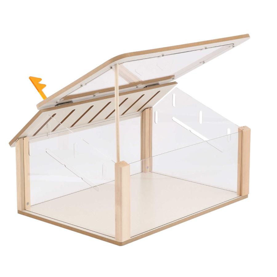 小動物ハウス ケージ 小動物 ミオファン デラックスハウス ダブルルーフ ハムスター